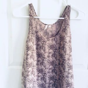 Blush pink floral top